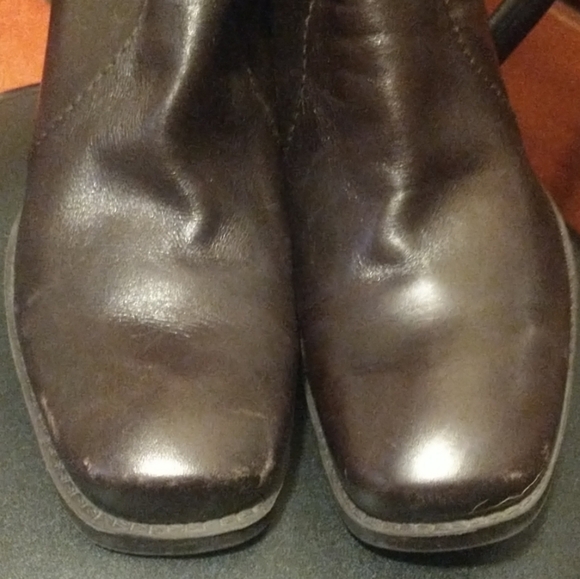 Bandolino NOVEMBRE Leather High Heeled Ankle Booties Fall Fashion Block Heels - Picture 9 of 15